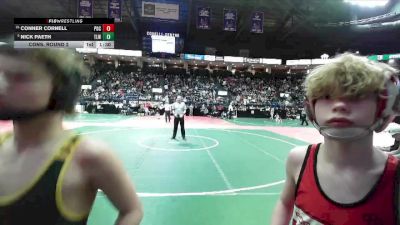 90 lbs Champ. Round 3 - Nick Paeth, TLWA vs Conner Cornell, POC3