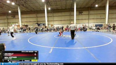 130 lbs Round 4 - Jax Kelly, Idaho Gold vs Ben Vertner, Unattached