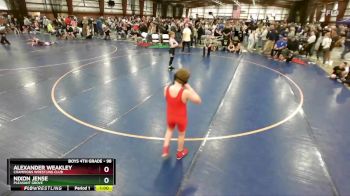 98 lbs Cons. Round 3 - Nixon Jense, Pleasant Grove vs Alexander Weakley, Champions Wrestling Club
