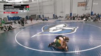 165 lbs 3rd Place Match - Ladaynean Simpson, McDaniel vs Luke Moore, Delaware Valley