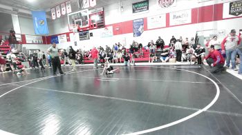 45 lbs Quarterfinal - Nolan Loveday, Grove Takedown Club vs Cutter Mitchell, Wyandotte Youth Wrestling