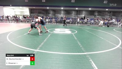 144 lbs Consi Of 64 #2 - Will Deutschlander, OK vs Ej Sheeran, CA