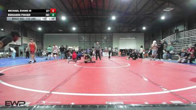110 lbs Final - Michael Evans III, Tulsa Blue T Panthers vs Benjamin Fisher, Salina Wrestling Club