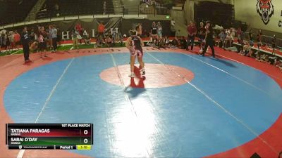 120 lbs 1st Place Match - Tatiana Paragas, Hawaii vs Sarai O`Day, Hawaii