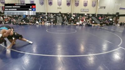 131 Open Semifinal - Jasmine Serrano, Grand View University vs Mia Goodwin, Iowa