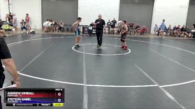 130 lbs Round 3 (8 Team) - Andrew Kimball, Maryland vs Stetson Gabel, Colorado