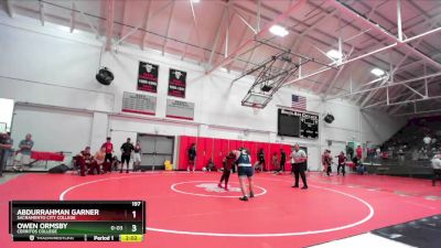 197 lbs Cons. Round 4 - Owen Ormsby, Cerritos College vs Abdurrahman Garner, Sacramento City College