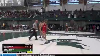 197 lbs Champ. Round 2 - Tyler Stein, Ohio State vs Brad Wilton, Michigan State