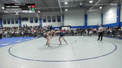 157 lbs 5th Place - Cody Coonrod, Northbridge vs Jack Ramondetta, Bristol-Plymouth