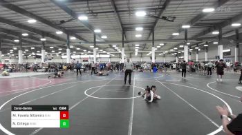 43 lbs Consolation - Molly Favela Altamirano, Sunnyside WC vs Niko Ortega, Desert Dogs WC