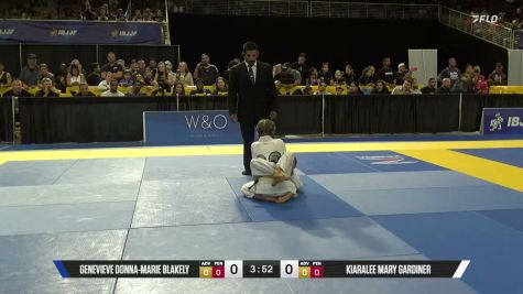 Kiaralee Mary Gardiner vs Genevieve Donna-Marie Blakely 2026 Pan Kids Jiu-Jitsu IBJJF Championship