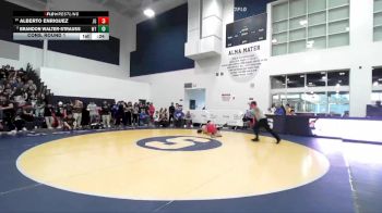 132 lbs Cons. Round 1 - Alberto Enriquez, John Glenn vs Brandon Walter-Strauss, West Torrance