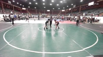 100 lbs Consi Of 4 - Giovani Carrillo, Los Lunas Tigers vs Aiden Rudolph, NM Gold