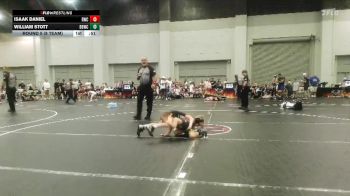 48 lbs Round 5 (8 Team) - Isaak Daniel, Rabbit Wrestling Club vs William Stott, Bulloch Bandits Wrestling Club