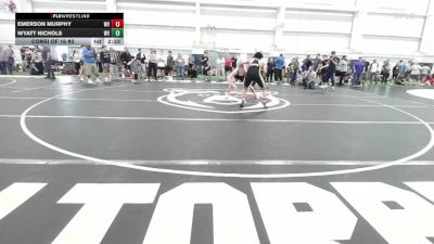 E-190 lbs Consi Of 16 #2 - Emerson Murphy, WV vs Wyatt Nichols, WV