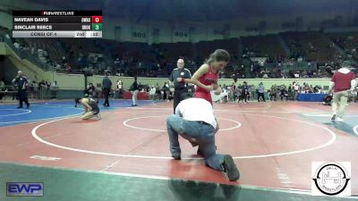 100 lbs Semifinal - Weslee Frith, Duncan Lady Demons vs Elissa Cruz, Piedmont