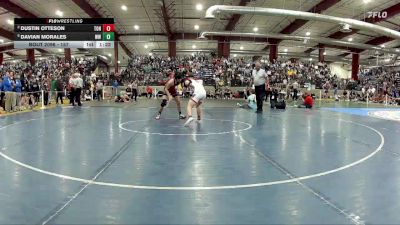 157 lbs Semifinal - Davian Morales, West Wendover vs Dustin Otteson, Tonopah