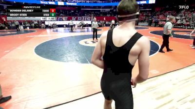 1A 165 lbs Quarterfinal - Bowden Delaney, Tremont vs Brody Stien, Byron