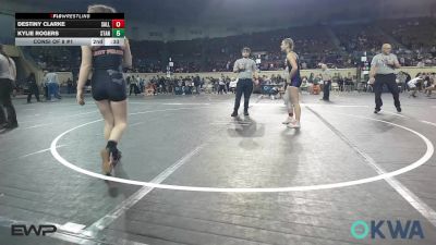 117 lbs Consi Of 8 #1 - Peyton Hightower, Mannford Pirate Youth Wrestling vs Lillian Klarich, Sperry Wrestling Club