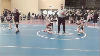 70 lbs Rr Rnd 1 - Emmie Ibbitson, NewWhale Purple - Girls vs Mia Carmela Barro, MGW Black Widows - Girls