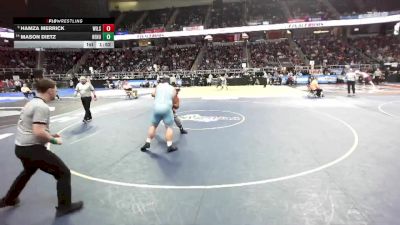 II-285 lbs Champ. Round 2 - Hamza Merrick, Wilson vs Mason Dietz, Hendrick Hudson