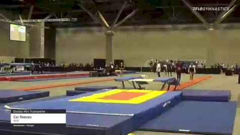 Cai Reeves - Double Mini Trampoline, NSB - 2021 USA Gymnastics Championships