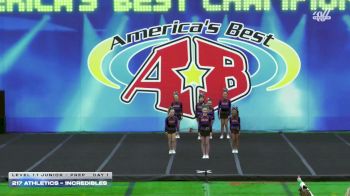 217 Athletics - 1ncredibles [2025 L1.1 Junior - PREP Day 1] 2025 America's Best Indy Challenge