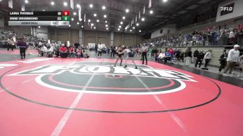 120C Semifinal - Laina Thomas, McDonald County vs Demi Drummond, Seckman