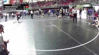 85 lbs Champ. Round 2 - Trevan Thompson, Battle Creek vs Blake Bolejack, Fillmore Central