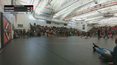 105 lbs Semifinal - Paele Rapp, Powell Middle School vs Tyce Grant, Cody Middle School