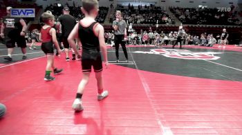 46 lbs Round Of 32 - Hudson Teel, Sperry Wrestling Club vs Caulyer Cassity, Barnsdall Youth Wrestling