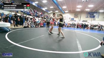 115 lbs Rr Rnd 1 - HollyJo Fansler, Verdigris Youth Wrestling vs Hadliee Peters, Salina Wrestling Club