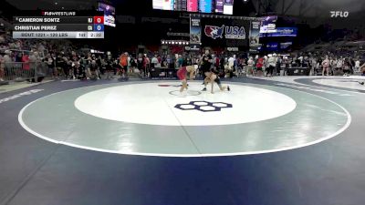 120 lbs Champ. Rd Of 64 - Cameron Sontz, NJ vs Christian Perez, CA
