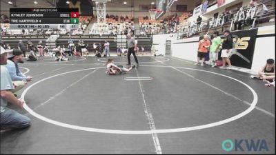 60 lbs 3rd Place - Kynley Johnson, Division Bell Wrestling vs Tre Hartfield 4, Standfast