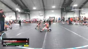 72 lbs Round 7 (8 Team) - Eli Merritt, Storm vs Maddox Plambeck, Steel Valley Renegades