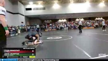 5A 106 lbs 3rd Place Match - Jonte Crumpton, Carolina Forest vs Tyler Grindstaff, Hillcrest