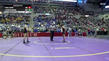 132 lbs Champ. Round 1 - Will Hahn, Northwood vs Glen Baldwin, Peru