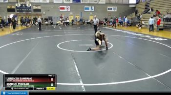 103 lbs Semifinal - Lorenzo Sampang, South Anchorage High School vs Benson Mishler, South Anchorage High School