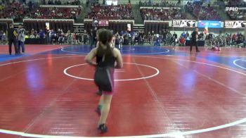 78 lbs Quarterfinal - Evelyn Fleming, Windy City Wrestlers vs Piper Kessel, Butte Wrestling Club