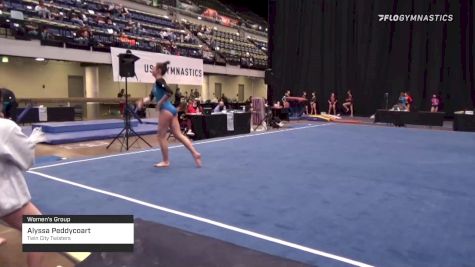 Alyssa Peddycoart - Women's Group, Twin City Twisters - 2021 Women's Xcel Region 4 Championships