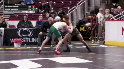 114 lbs Quarterfinal - Thunder Beard, Central Dauphin vs Dylan Barrett, Penn Trafford