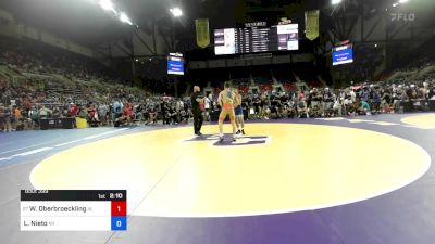 138 lbs Rnd Of 128 - Wil Oberbroeckling, IA vs Luke Nieto, NY