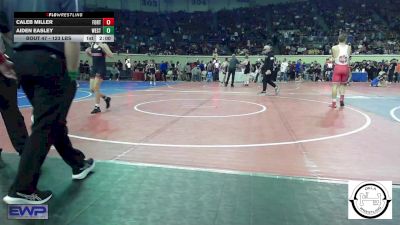 123 lbs Round Of 64 - Caleb Miller, Fort Gibson Youth Wrestling vs Aiden Easley, Westmoore Wresting