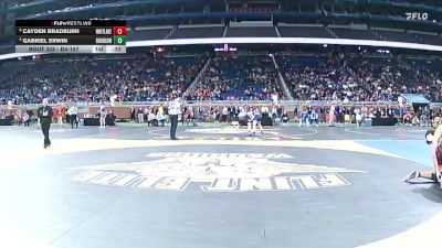 D4-157 lbs Cons. Round 3 - Gabriel Erwin, Bronson vs Cayden Bradburn, Whitmore Lake