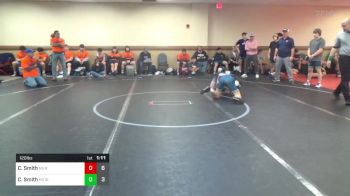 120 lbs Rr Rnd 2 - Conner Smith, Team Round Up HS vs Chase Smith, Silent Victory HS