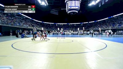 155 lbs Round Of 32 - Tyler Rodgers, Hollidaysburg vs Colton Horst, Chambersburg