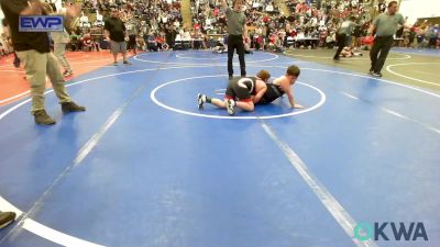 110 lbs Consi Of 4 - Evelyn Tillison, Fort Gibson Youth Wrestling vs Tuck Weisinger, Wyandotte Youth Wrestling