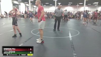 44 lbs Round 2 (4 Team) - Emerson Toll, Quaker Maroon vs Luca Simeone, Revolution