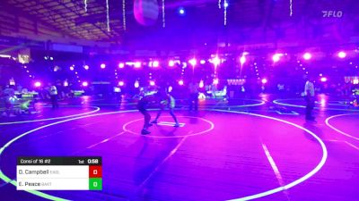 137 lbs Consi Of 16 #2 - Dylan Campbell, Eaglecrest WC vs Easton Peace, Bartlesville WC