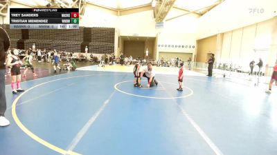 44 lbs Rr Rnd 8 - Trey Sanders, Mat Assassins Blue vs Tristian Menendez, Williamstown K3